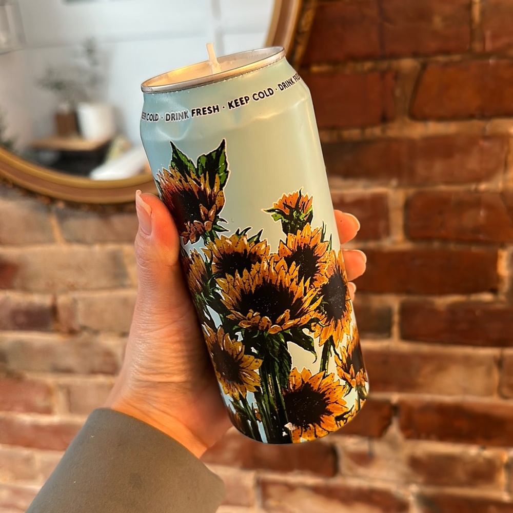 Homemade beer candle!